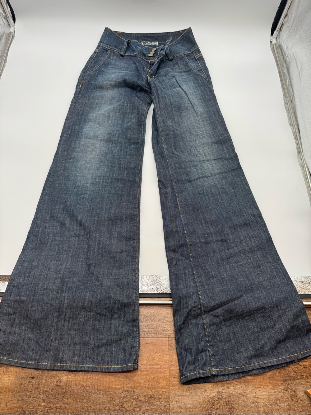 Vintage Hudson sailor jeans wide leg size 27